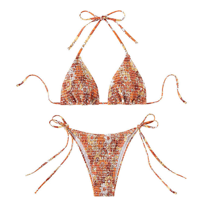 Damen Triangel-Bikini mit trendigem Rüschendesign Drune