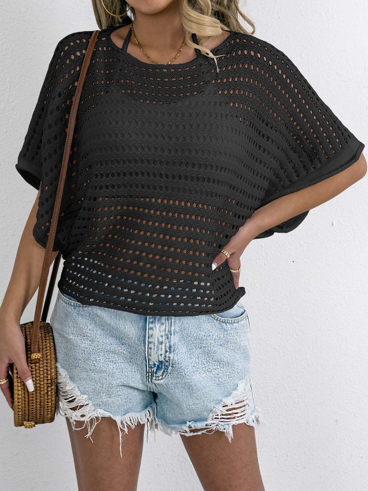 Damen luftiges Netz-T-Shirt Drune