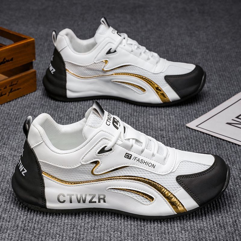 Damen Sportliche Sneaker mit atmungsaktiver Mesh-Oberfläche und rutschfester Sohle Drune