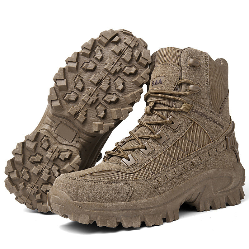 Damen Militärische Wanderschuhe mit rutschfester Sohle und atmungsaktivem Obermaterial Drune