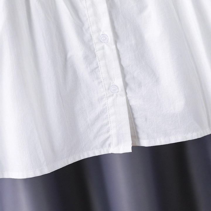 Mädchen Rüschenbluse mit eleganter Knopfleiste Drune