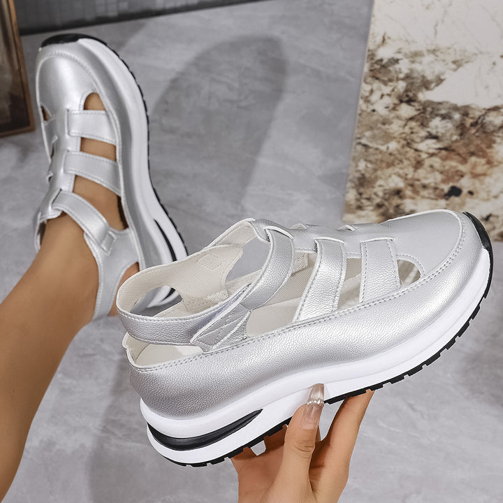 Damen Freizeitsandalen mit atmungsaktivem Obermaterial und rutschfester Sohle Drune