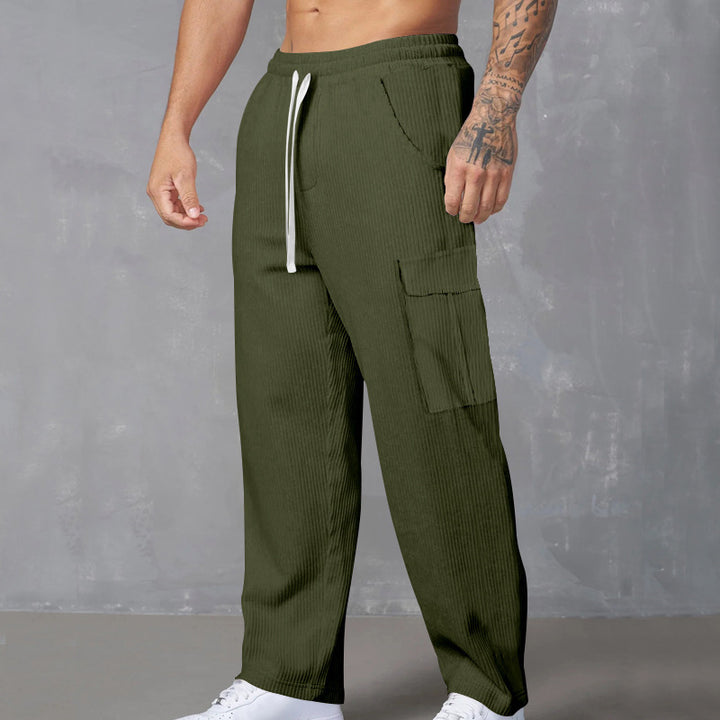 Herren Cargo-Jogginghose mit praktischen Seitentaschen und elastischem Bund Drune