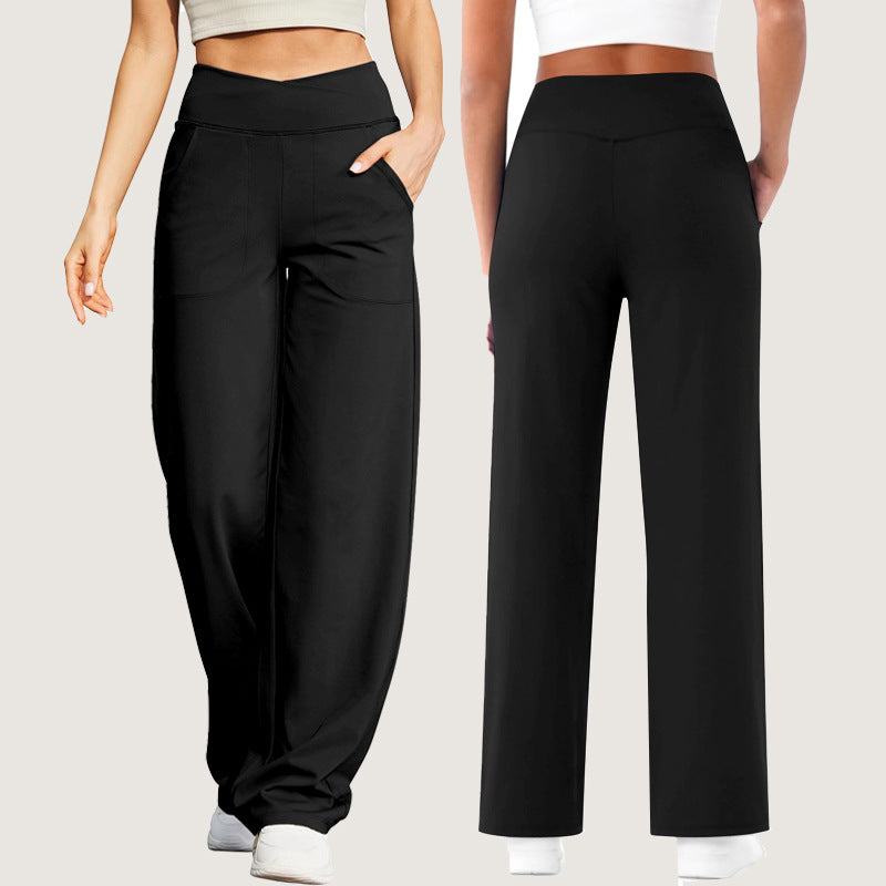 Damen Freizeithose mit hohem Bund und praktischen Taschen Drune