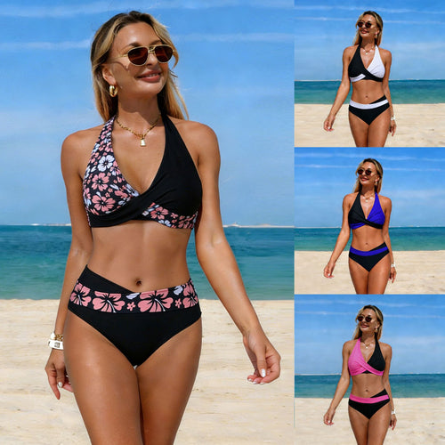 Damen Bikini-Set mit modischem Wickeldesign Drune