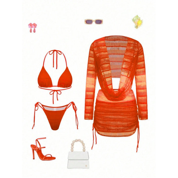 Damen Raffinierte Strandkleidung Drune