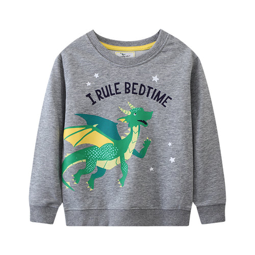 Jungen Sweatshirt mit lebhaftem Drachen-Design Drune