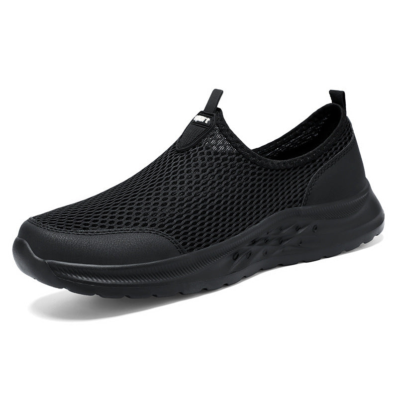 Herren nan leichter Mesh-Slipper-Sneaker mit nahtlosem Sockeneinstieg und reaktiver Wellen-EVA-Sohle Drune