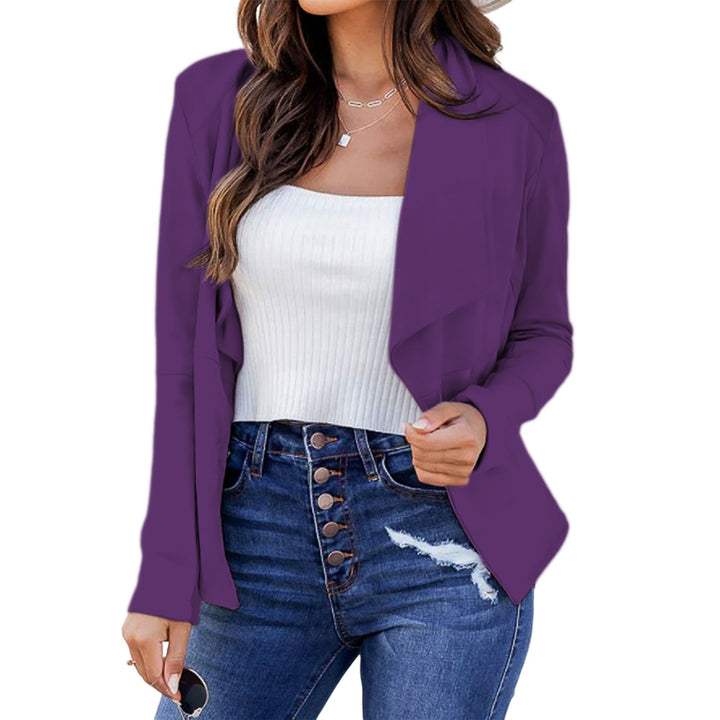 Damen elegante und lässige Blazerjacke Drune