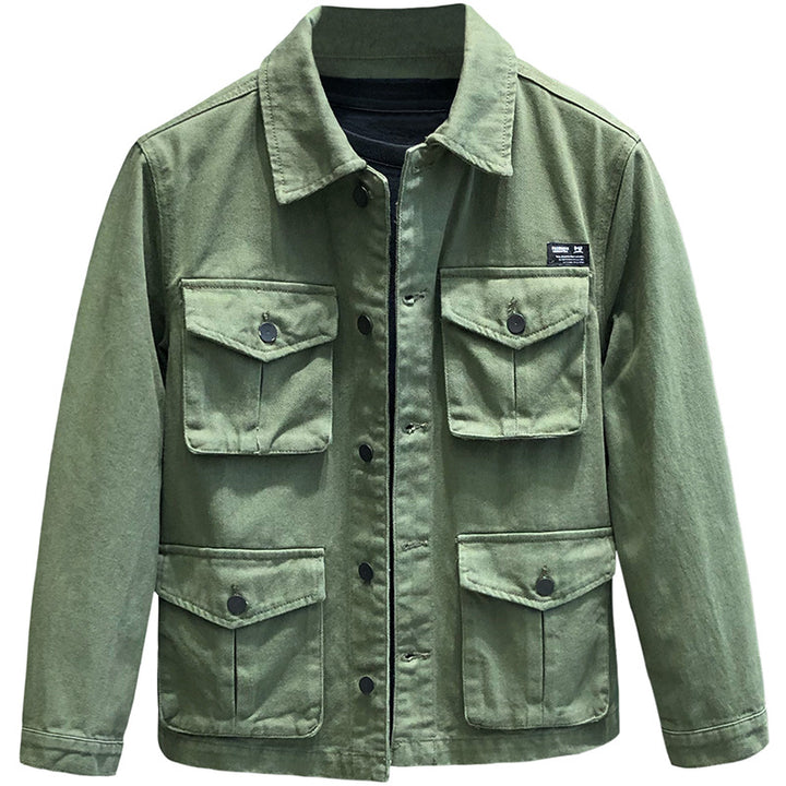 Herren vielseitige Utility-Jacke mit zahlreichen Funktionstaschen Drune