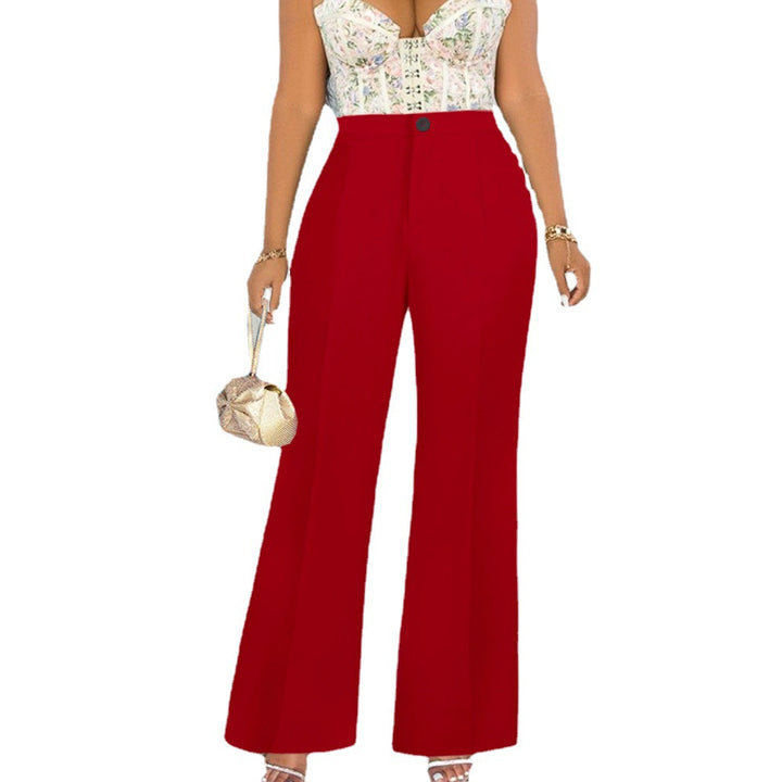 Damen elegante Flared-Hose Drune