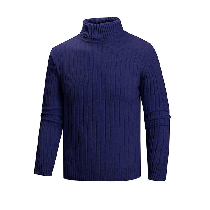 Herren Strickpullover mit Stehkragen Drune