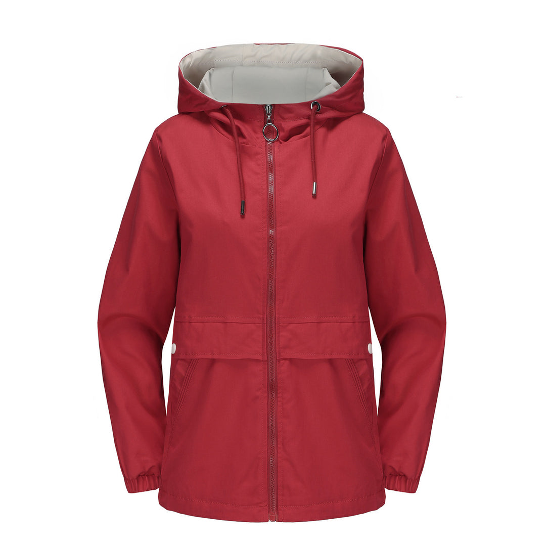 Damen modische Freizeitjacke mit verstellbarem Bund Drune