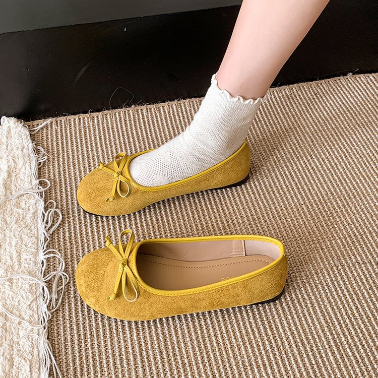 Damen Ballerinas mit schickem Schleifen-Akzent und weichem Obermaterial Drune