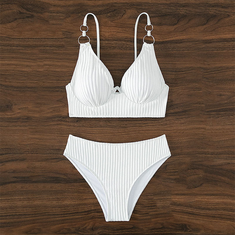 Damen Triangel-Bikini mit schickem Ringdetail Drune