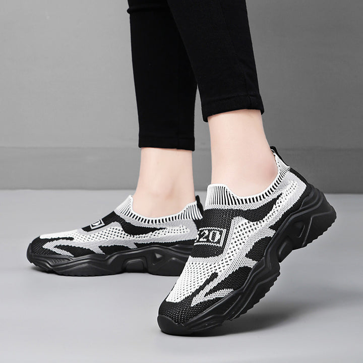 Damen nan nahtloser Strick-Sneaker mit sockenartigem Einstieg und geformter Komfortsohle Drune