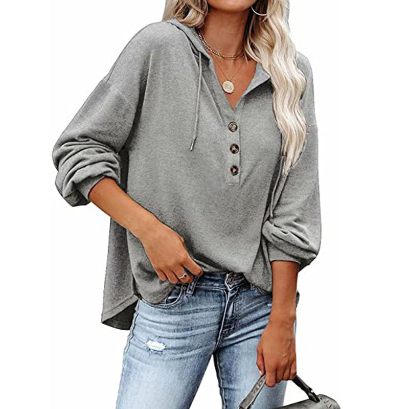 Damen lässiges Hoodie-Shirt Drune