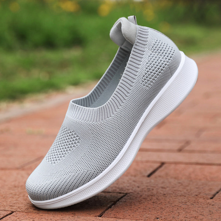 Damen nan nahtloser Slip-On Komfortschuh mit elastischem Maschenobermaterial und federleichter EVA-Laufsohle Drune