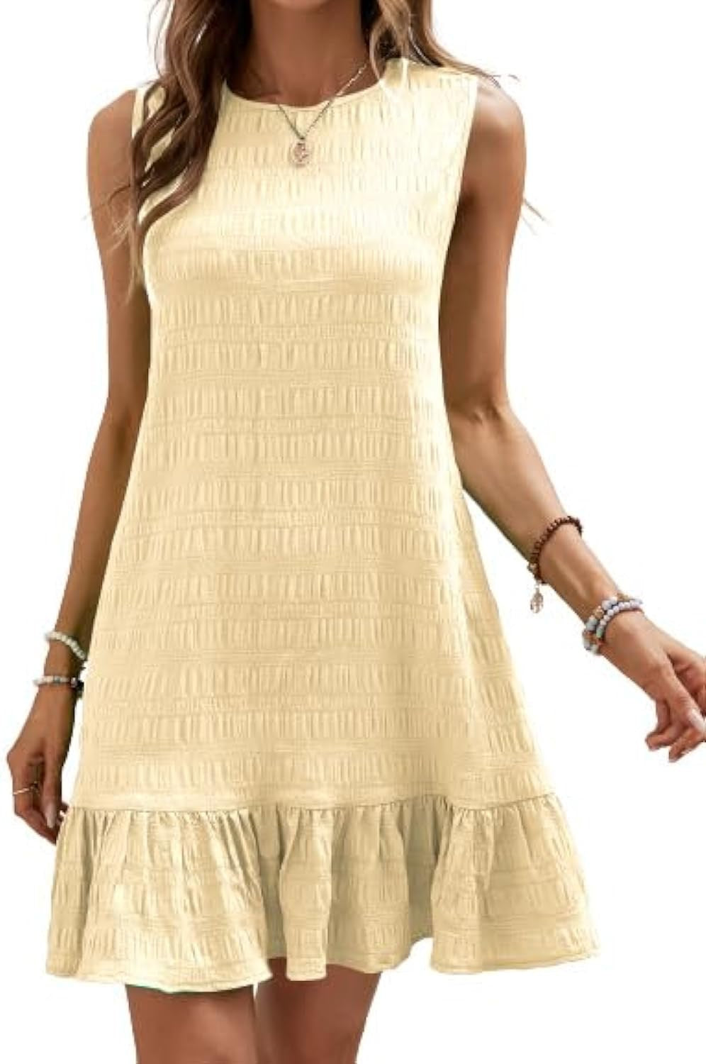 Damen ärmelloses Kleid Drune