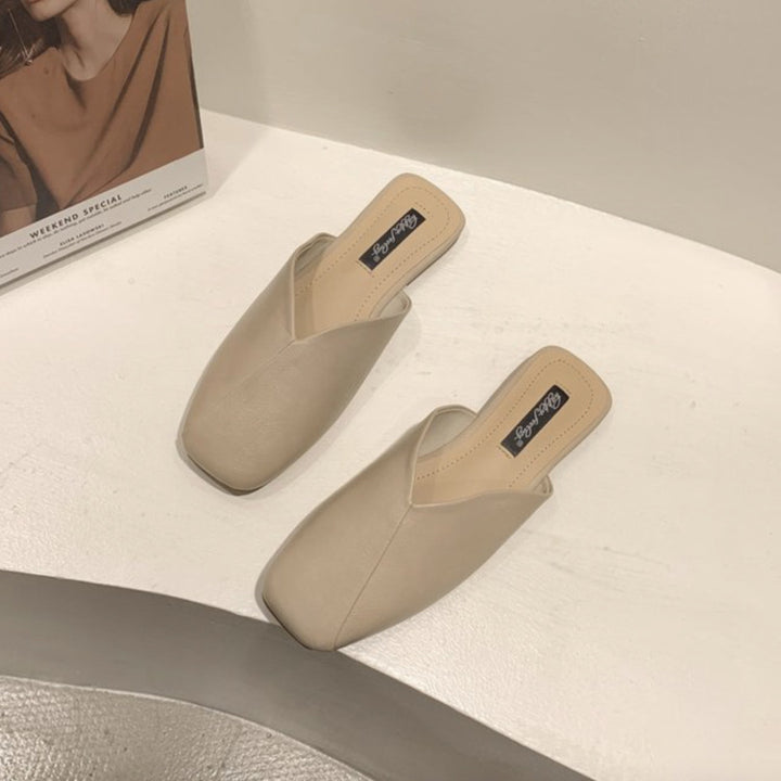Damen Elegante und moderne Mules mit ausgefallenem Überkreuz-Design Drune
