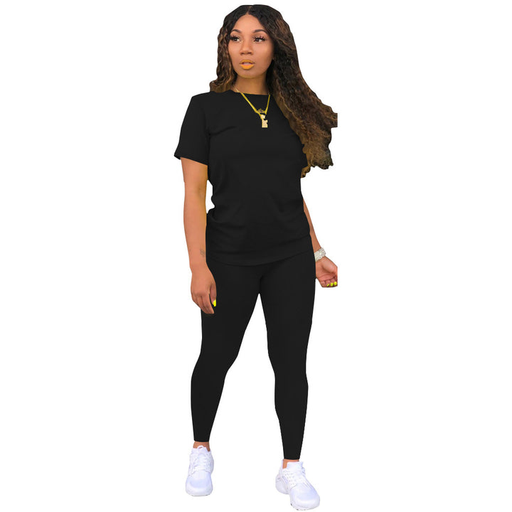 Damen Sportset mit T-Shirt und Leggings Drune