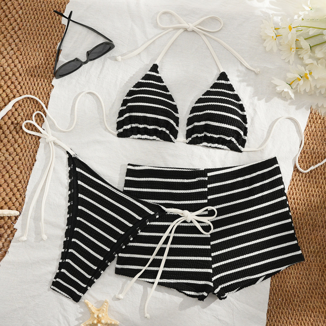 Damen Triangel-Bikini mit sportlichem Short-Design Drune
