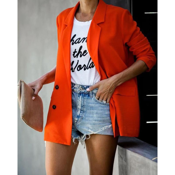 Damen Blazer mit elegantem Schnitt und modischen Details Drune