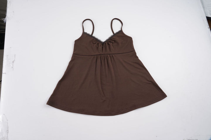 Damen Bustieroberteil mit eleganten Spitzeinsätzen und locker fallendem Schnitt Drune