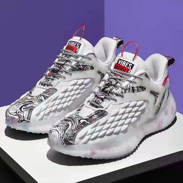 Unisex nan avantgardistischer Hybrid-Sneaker mit strukturierter Flechtapplikation und stützender Fersenbrücke Drune