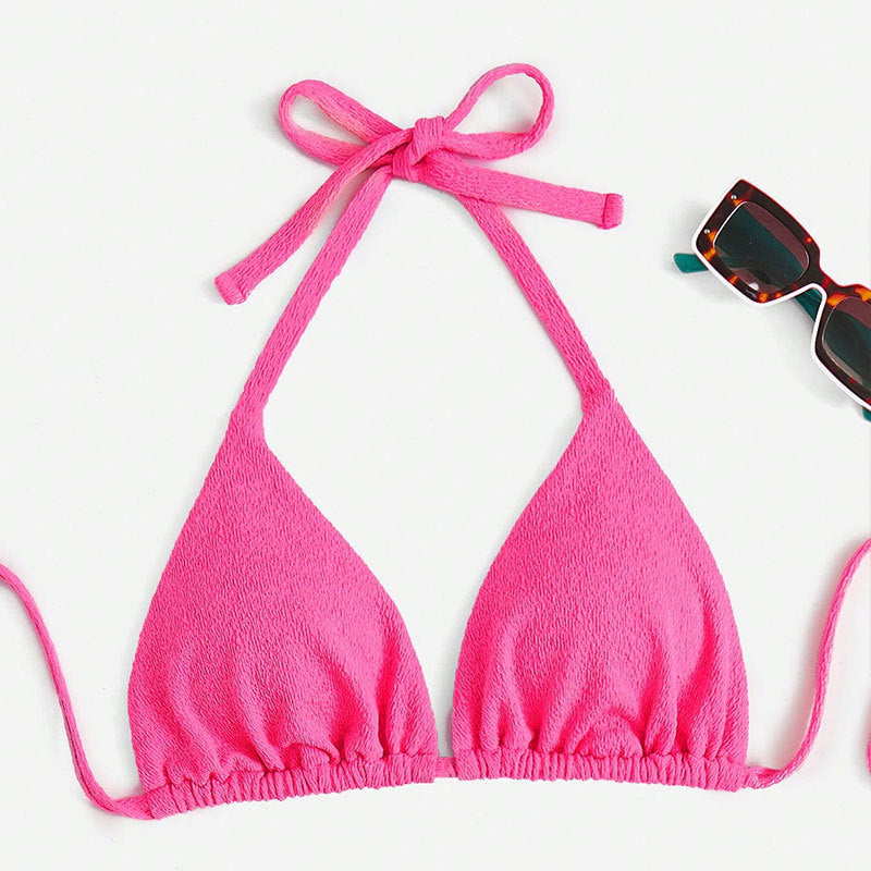 Damen Triangel-Bikini-Oberteil mit verstellbaren Trägern Drune