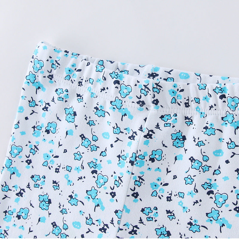 Damen bequeme Blumenleggings Drune