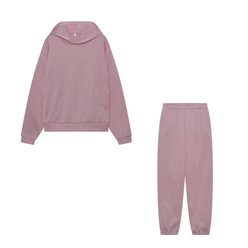 Damen Sportliches Hoodie und Jogginghose Set Drune