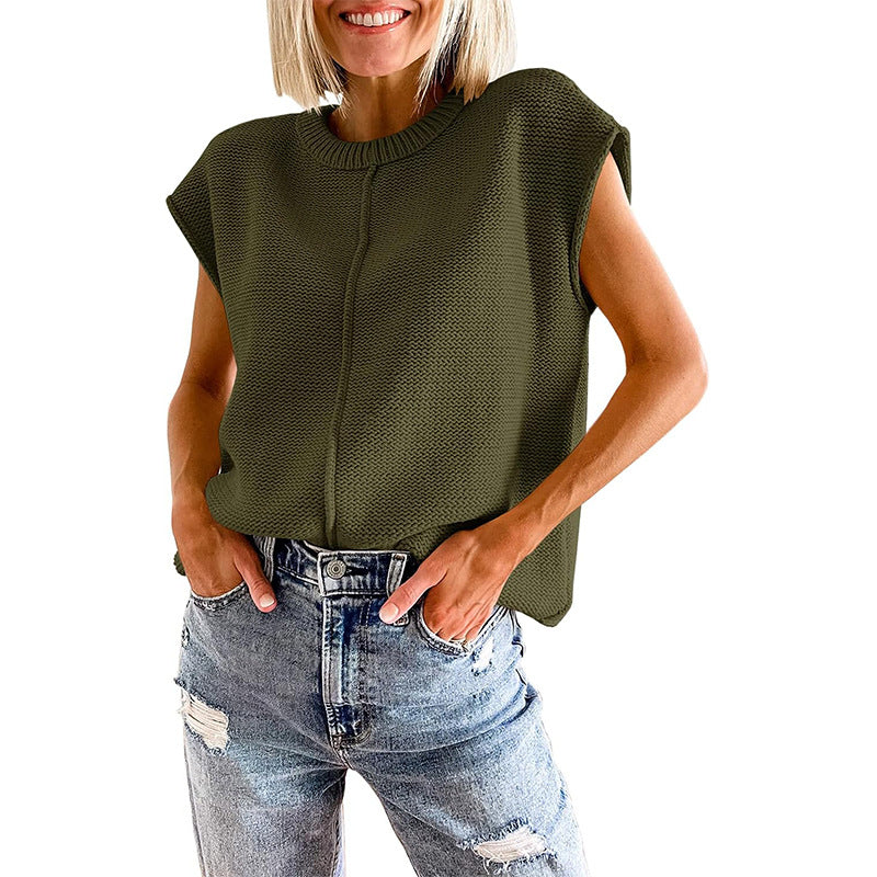 Damen Stricktop Drune