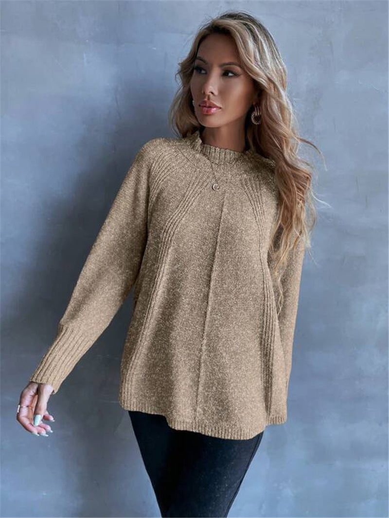 Damen Oversized Strickpullover Drune