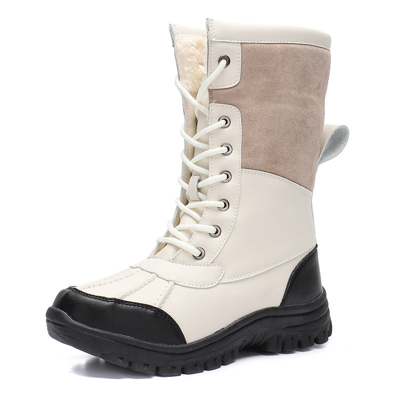 Damen Winterfestige Stiefel mit isolierendem Innenfutter und rutschfester Sohle Drune