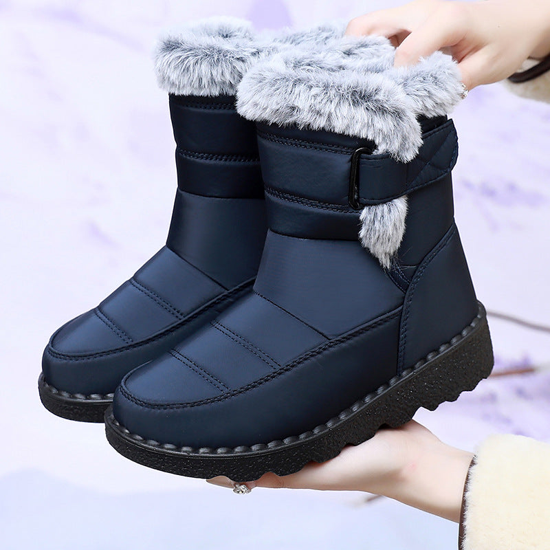 Damen Winterstiefel mit kuscheligem Futter und rutschfester Sohle Drune