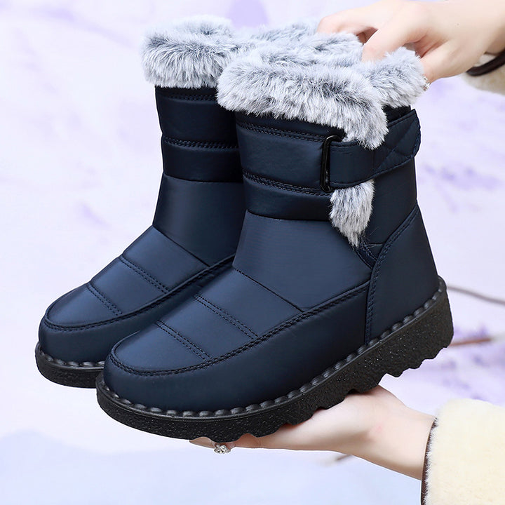 Damen Winterstiefel mit kuscheligem Futter und rutschfester Sohle Drune