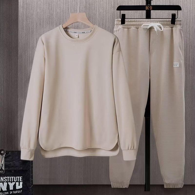 Damen komfortables Sweatshirt und lässige Jogginghose Set Drune