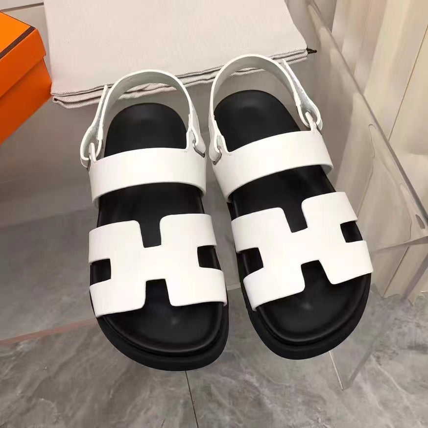 Damen Komfort Sandalen mit verstellbaren Riemen und gepolstertem Fußbett Drune