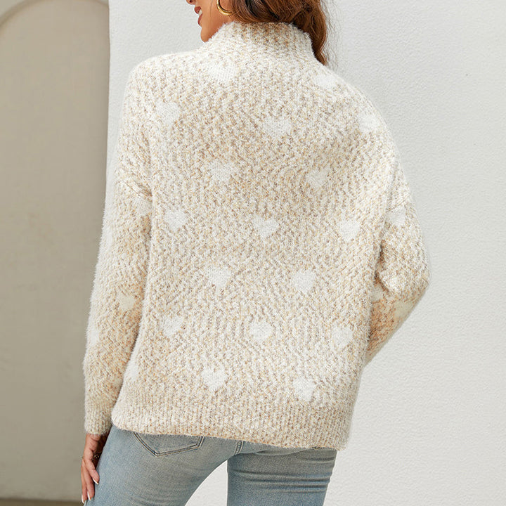 Drune | Strickbluse mit Muster Wolle Warm und Modern