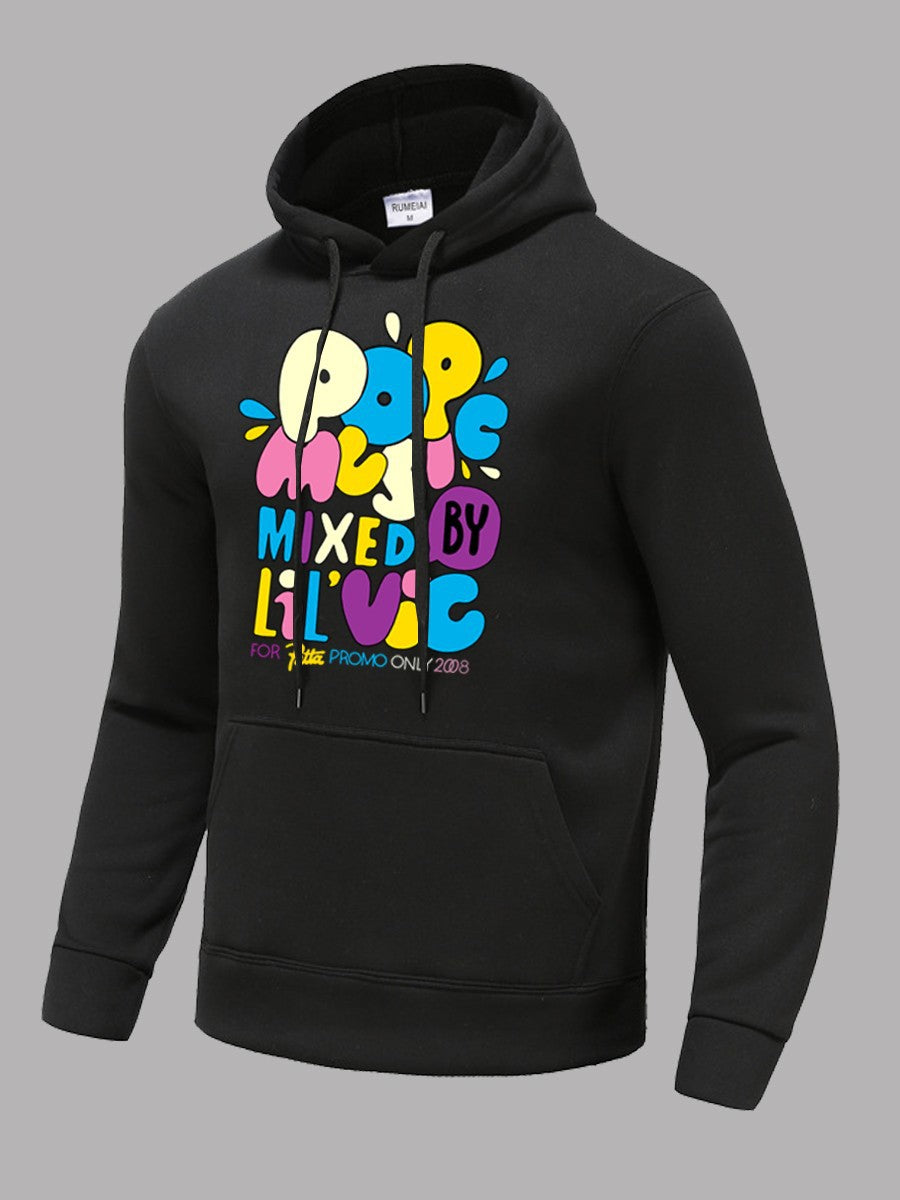 Herren Hoodie mit kreativem Grafikdesign Drune
