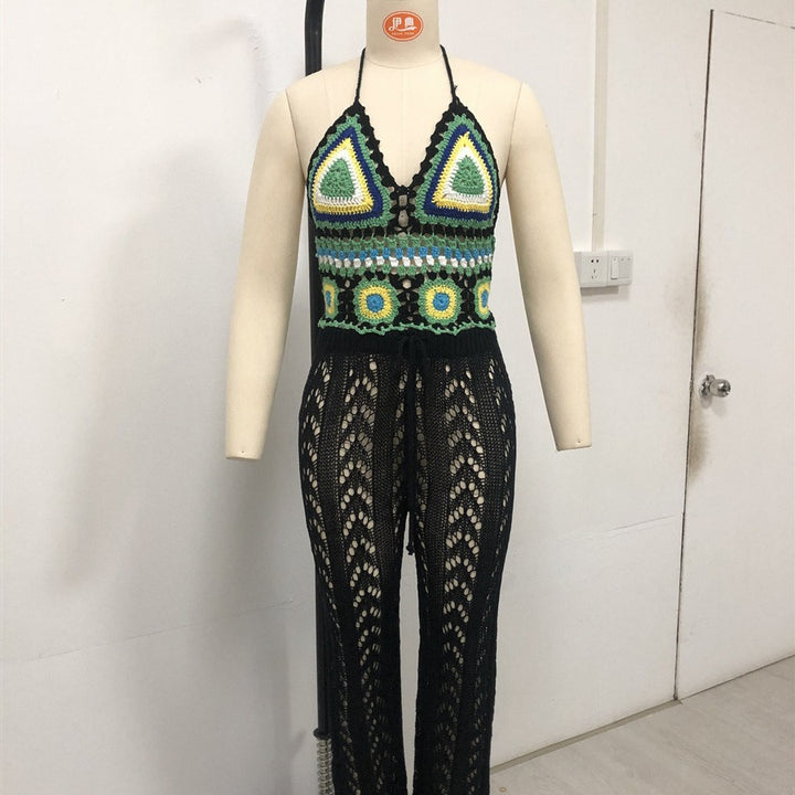 Bohemianische Handgehäkelte Bralette Bikini Oberteil Drune