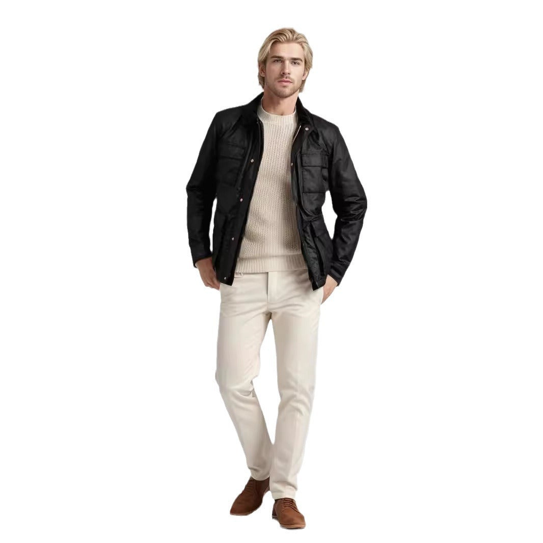 Herren modische Utility-Jacke Drune