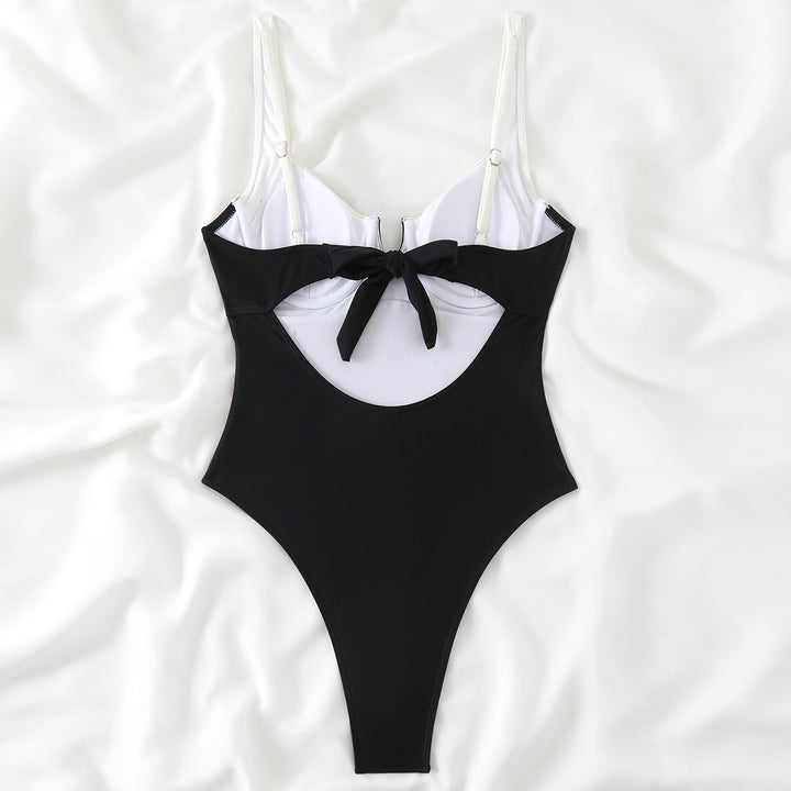Damen Hochwertiger Badeanzug mit eleganten Ausschnitten Drune