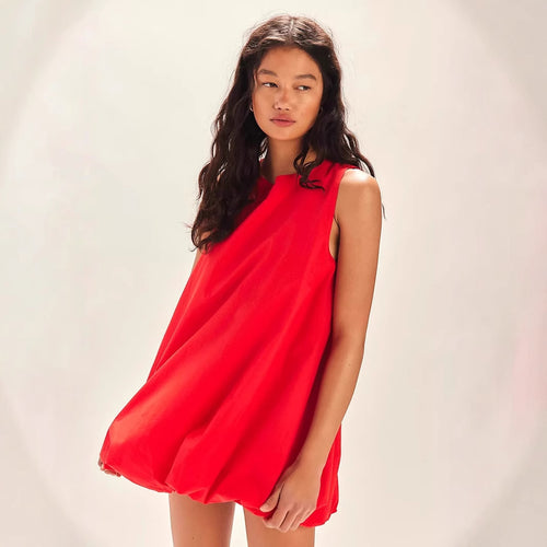 Damen lässiges oversized Sommerkleid mit voluminösem Schnitt Drune