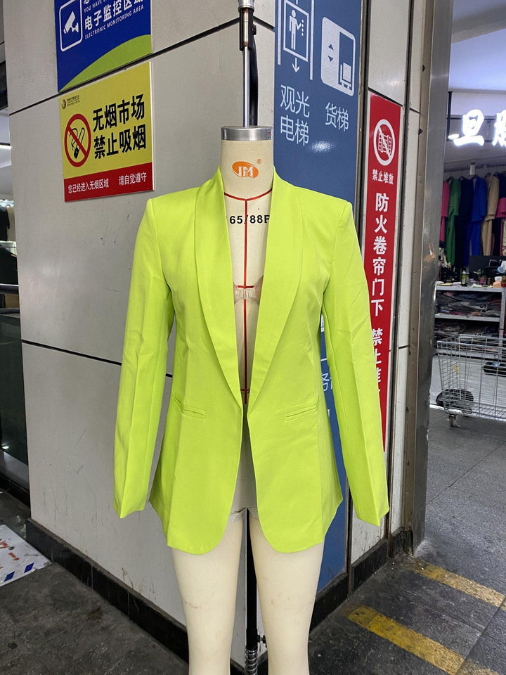 Damen Eleganter Blazer mit sanften Schultern und luxuriösem Innenfutter Drune