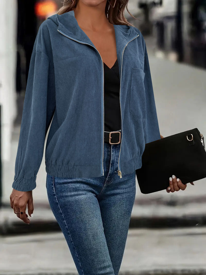 Damen Freizeitschnitt Jacke Drune