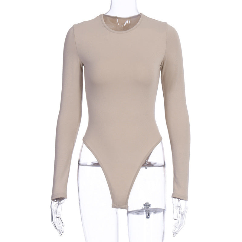 Damen Langarmbody mit elegantem Schnitt Drune