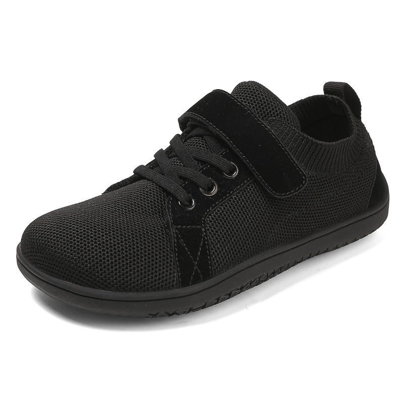 Damen nan Strick-Sneaker mit adaptiver Passform, einhändigem Klettverschluss und flexibler Abrollsohle Drune