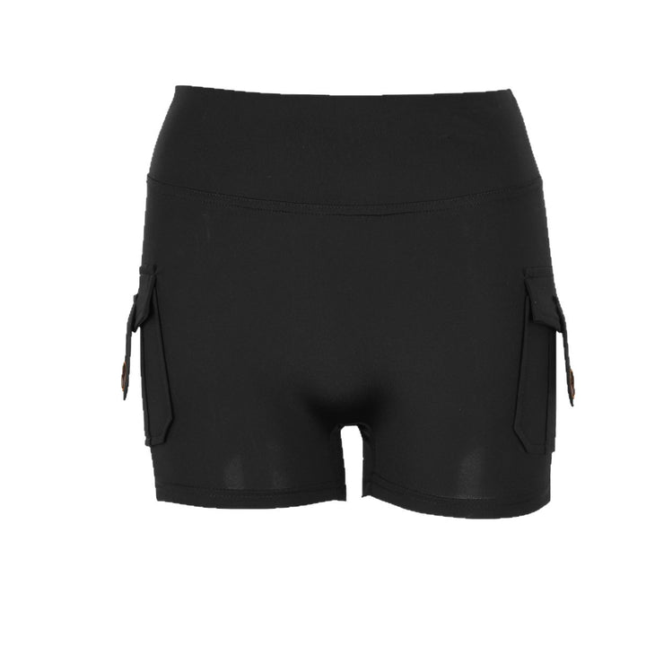 Damen Sportliche Shorts mit praktischen Seitentaschen und elastischem Bund Drune